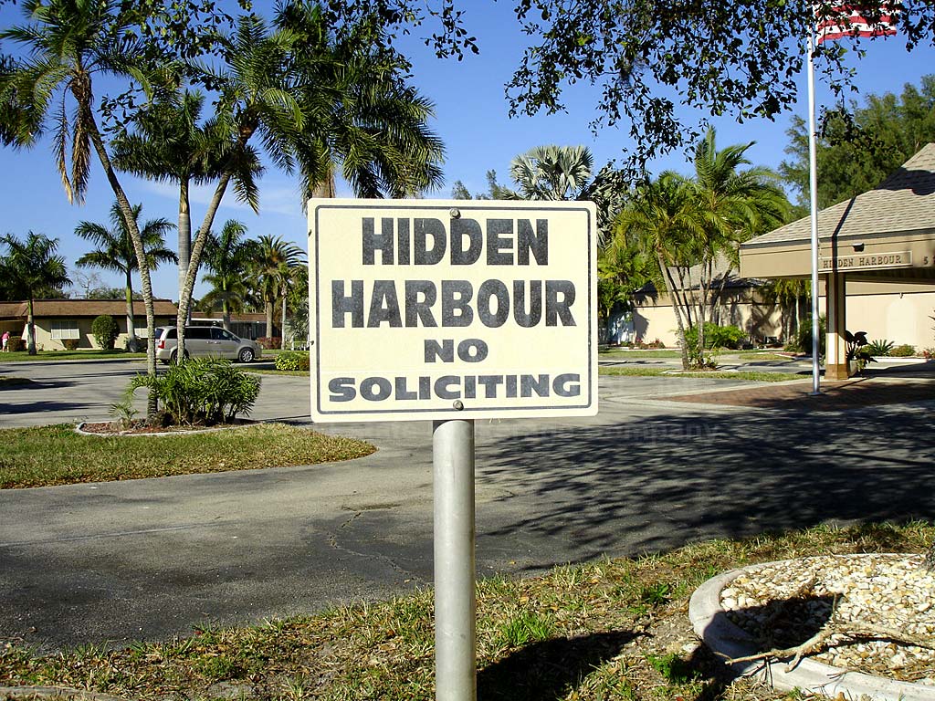 Hidden Harbour Signage